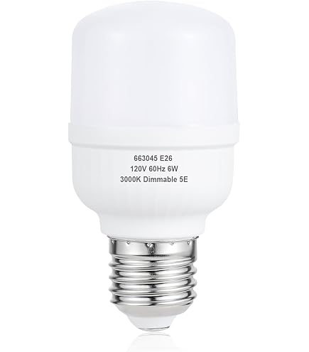 aooshine Q50 Dimmable LED Light Bulbs 6W 5000K White Light